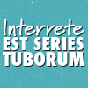 Text: Interrete est series tuborum, or Latin for The Internet is a Series of Tubes, written over a turquoise background.
